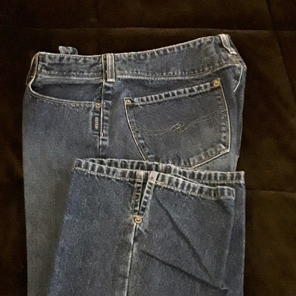 Silver Jeans with cute slit on the bottom cuff